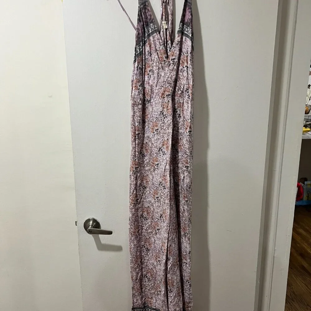 🌸 Cotton Candy LA Floral Boho Jumpsuit - Size L (Fits M/L) 🌸